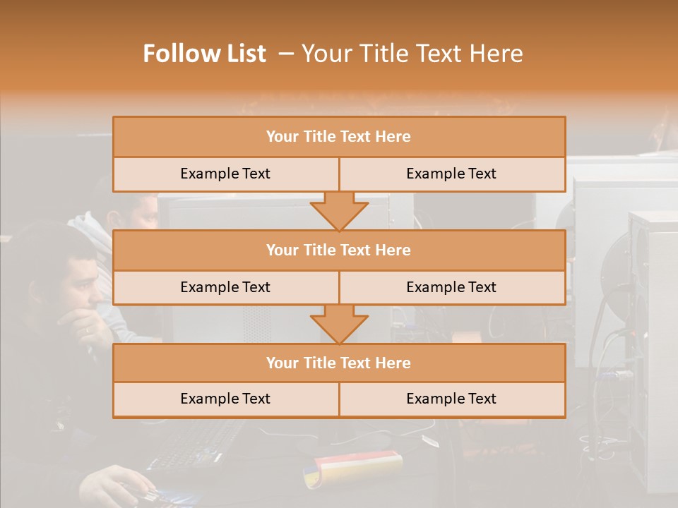 White Finger Women PowerPoint Template