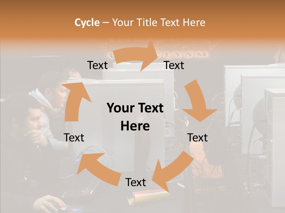 White Finger Women PowerPoint Template