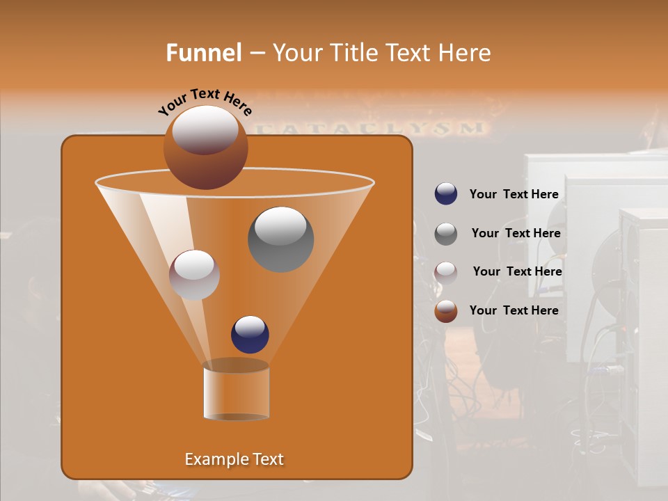 White Finger Women PowerPoint Template
