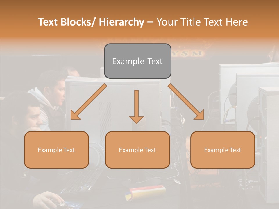 White Finger Women PowerPoint Template