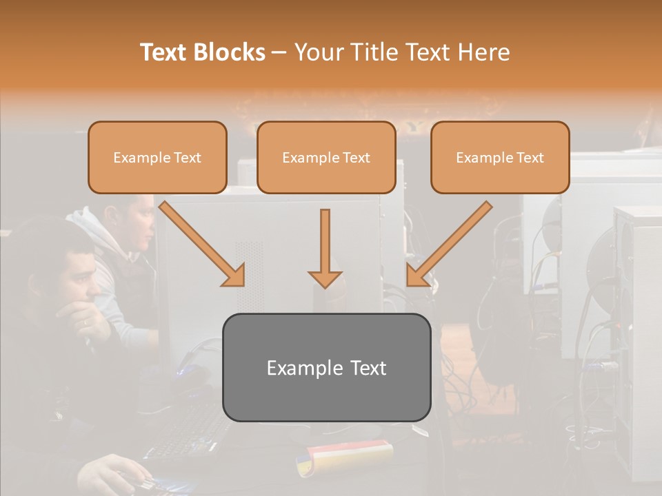 White Finger Women PowerPoint Template