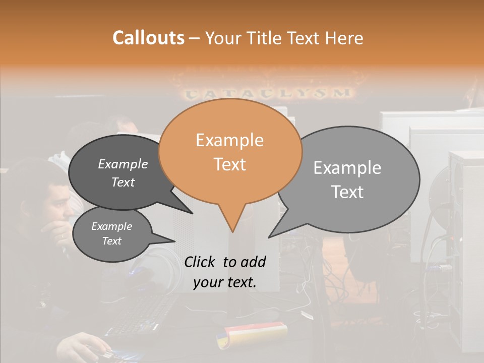 White Finger Women PowerPoint Template