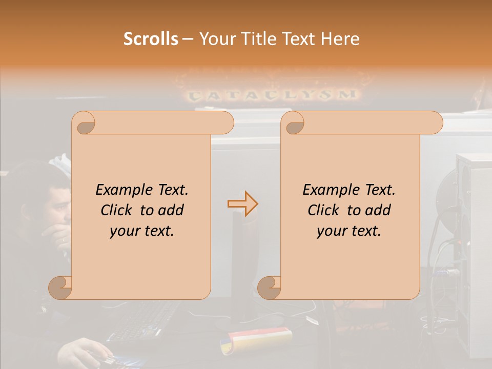 White Finger Women PowerPoint Template