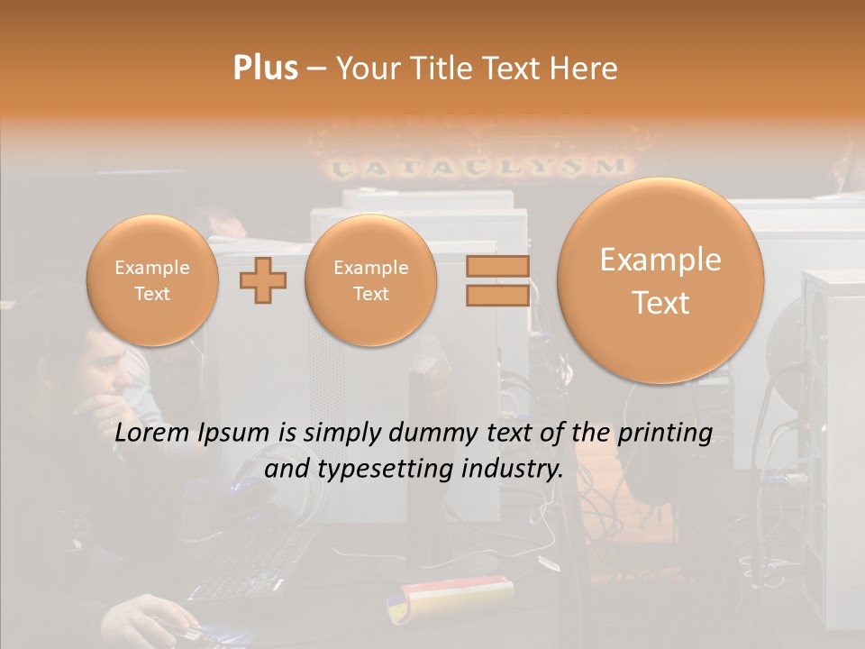 White Finger Women PowerPoint Template