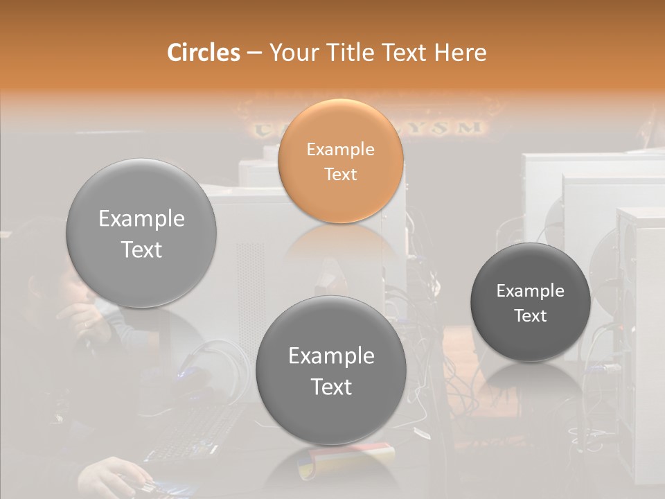 White Finger Women PowerPoint Template