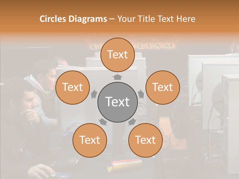 White Finger Women PowerPoint Template