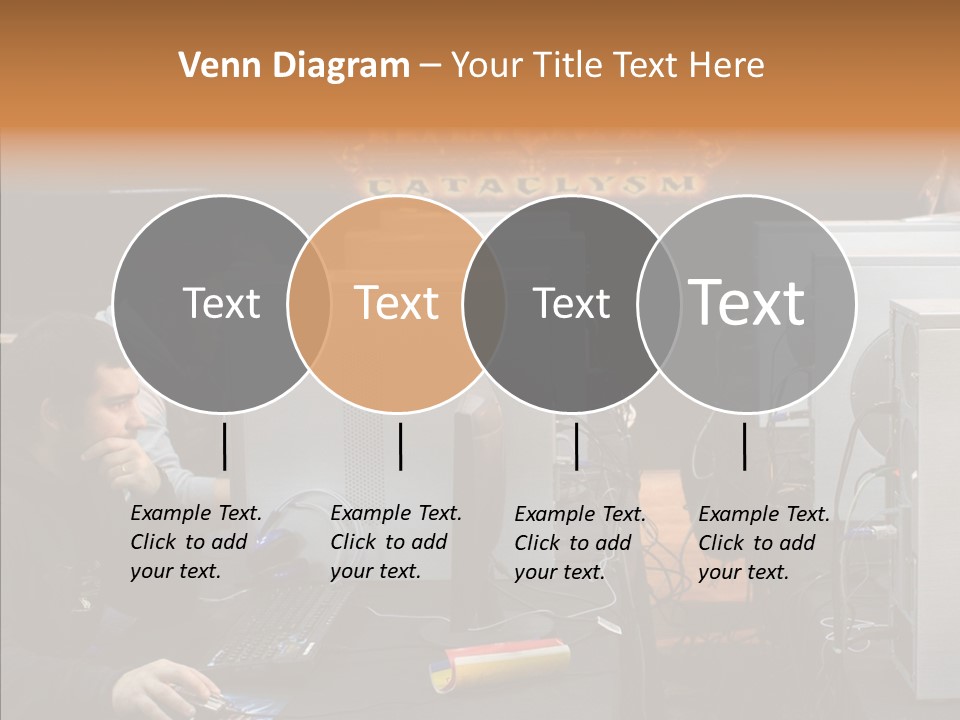 White Finger Women PowerPoint Template