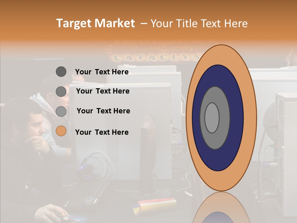 White Finger Women PowerPoint Template