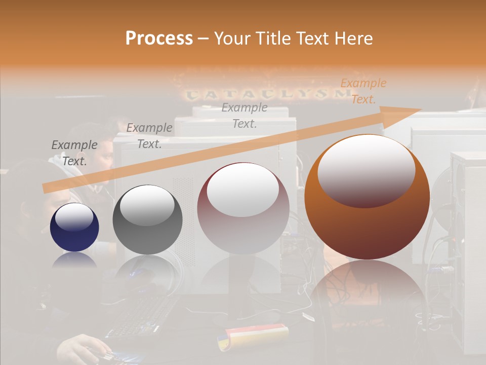 White Finger Women PowerPoint Template