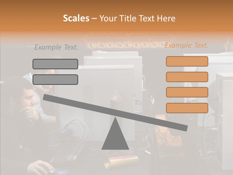 White Finger Women PowerPoint Template