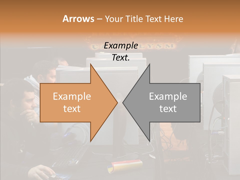 White Finger Women PowerPoint Template