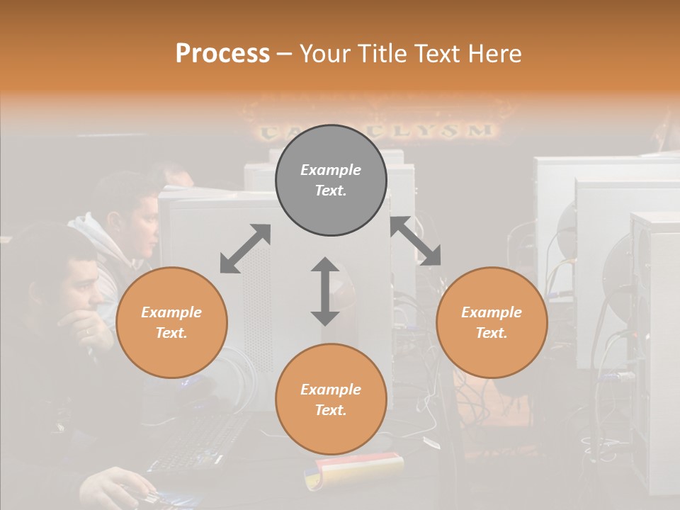 White Finger Women PowerPoint Template