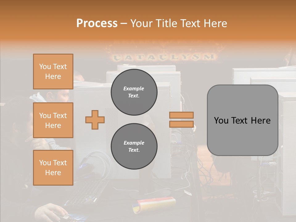 White Finger Women PowerPoint Template