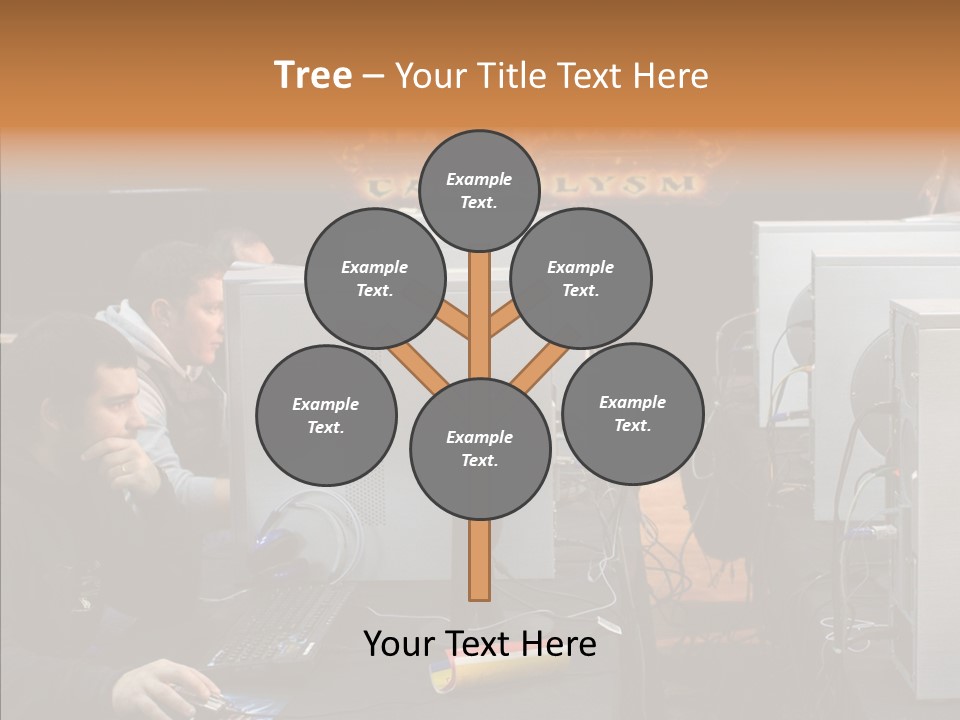 White Finger Women PowerPoint Template