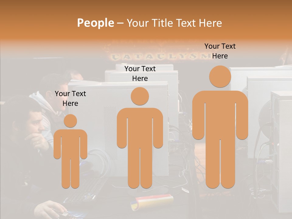 White Finger Women PowerPoint Template