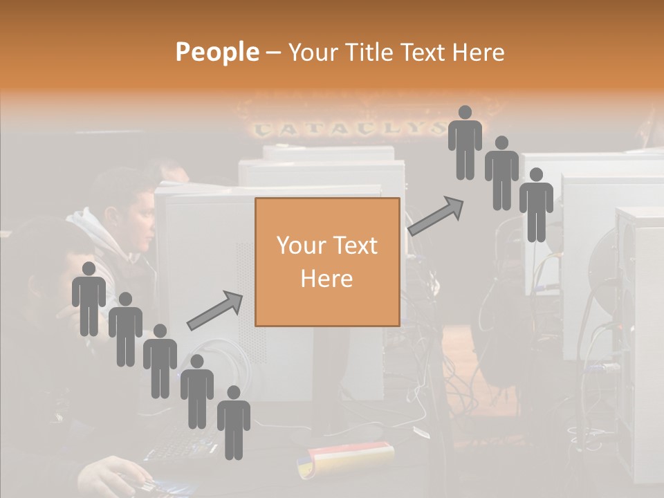 White Finger Women PowerPoint Template