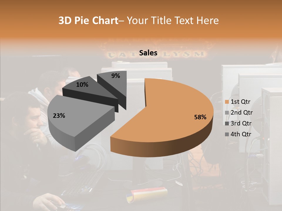 White Finger Women PowerPoint Template