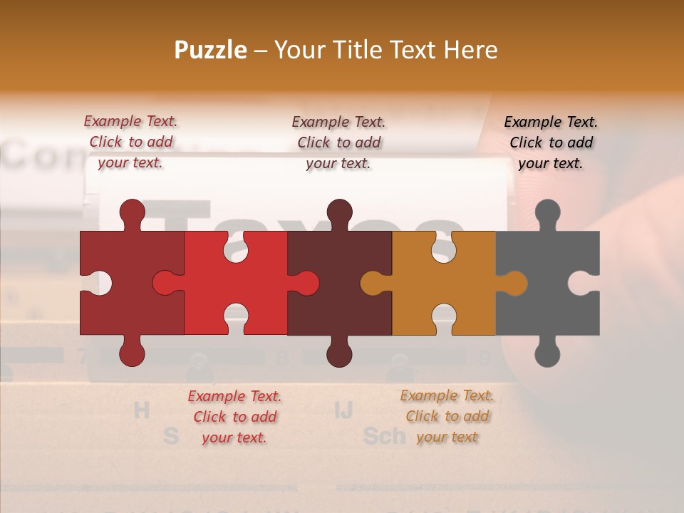 Helping Hand Old Two PowerPoint Template