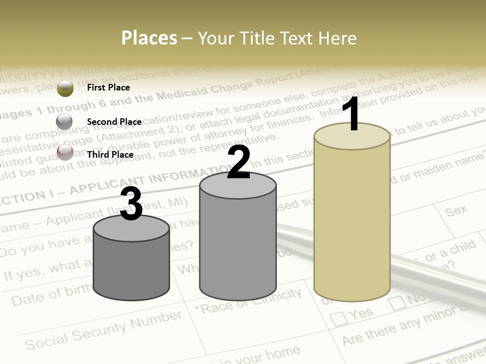 Female Background Holding Hands PowerPoint Template