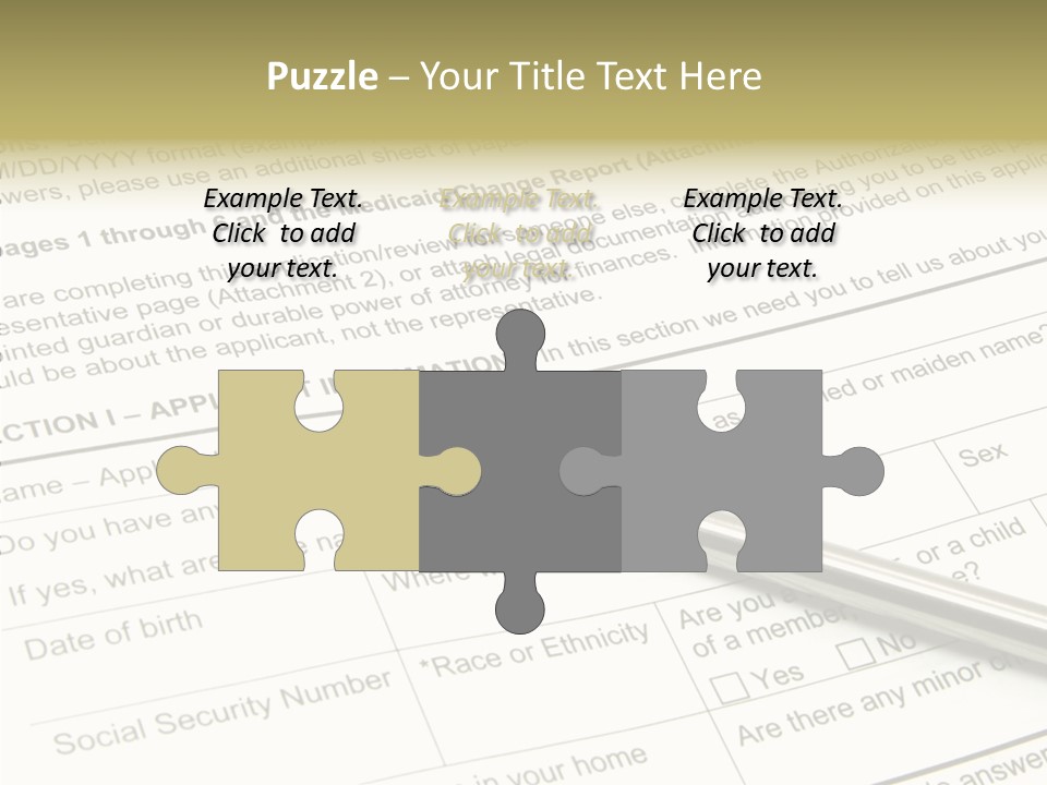 Female Background Holding Hands PowerPoint Template