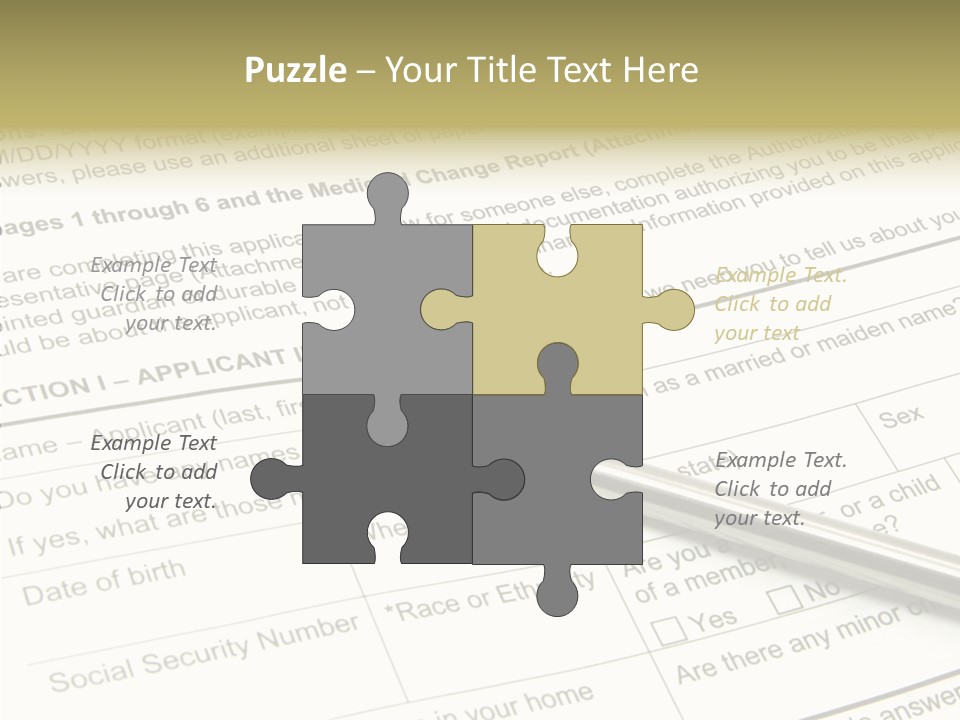 Female Background Holding Hands PowerPoint Template