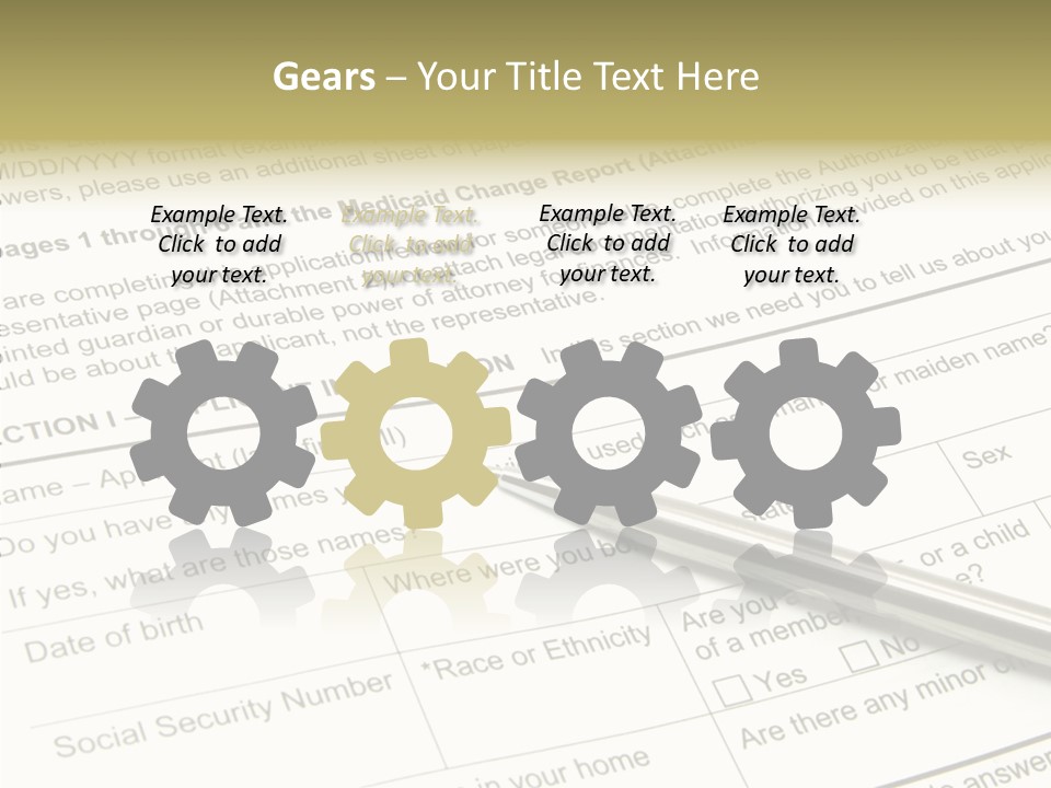 Female Background Holding Hands PowerPoint Template