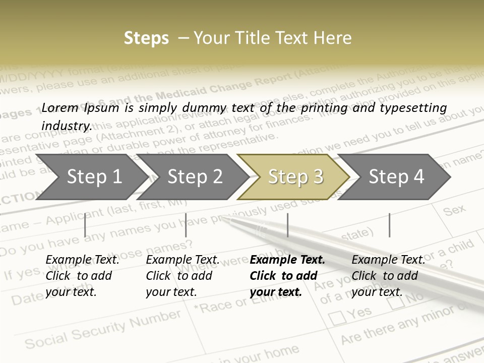 Female Background Holding Hands PowerPoint Template