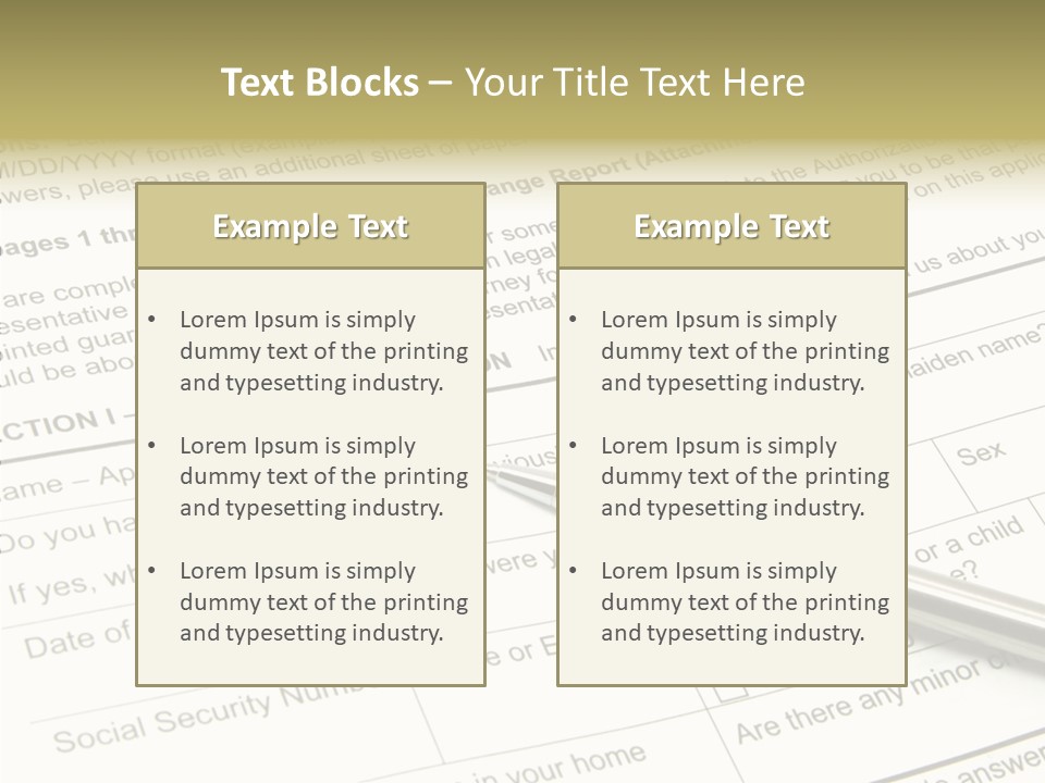 Female Background Holding Hands PowerPoint Template