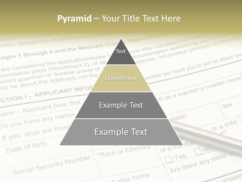 Female Background Holding Hands PowerPoint Template
