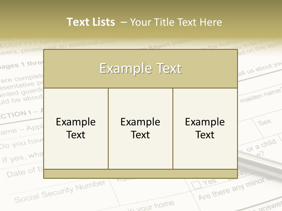 Female Background Holding Hands PowerPoint Template