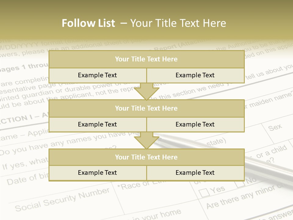 Female Background Holding Hands PowerPoint Template
