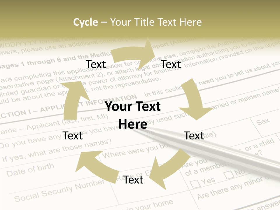 Female Background Holding Hands PowerPoint Template