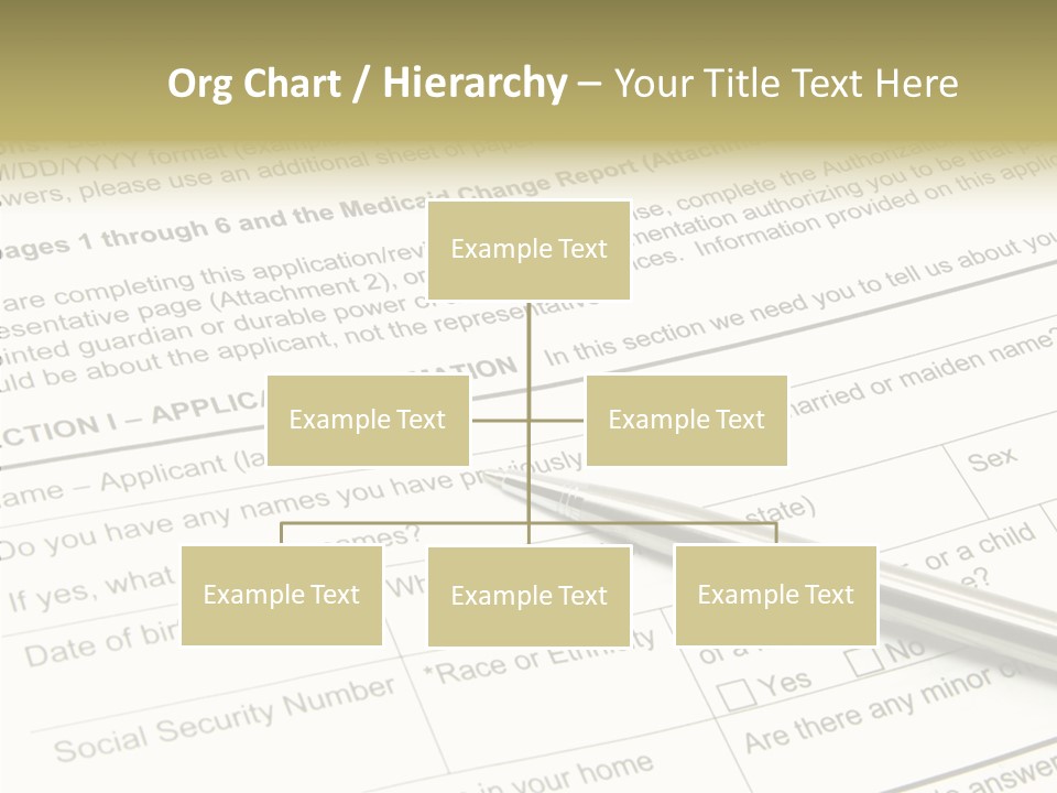 Female Background Holding Hands PowerPoint Template