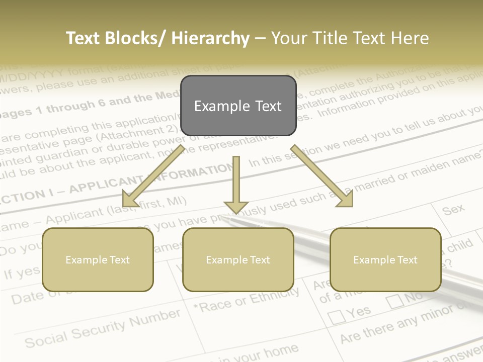 Female Background Holding Hands PowerPoint Template