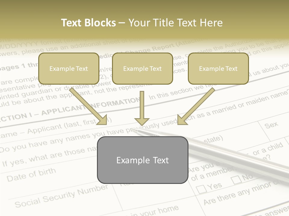 Female Background Holding Hands PowerPoint Template