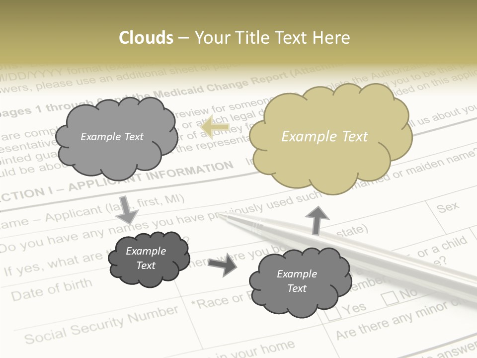 Female Background Holding Hands PowerPoint Template