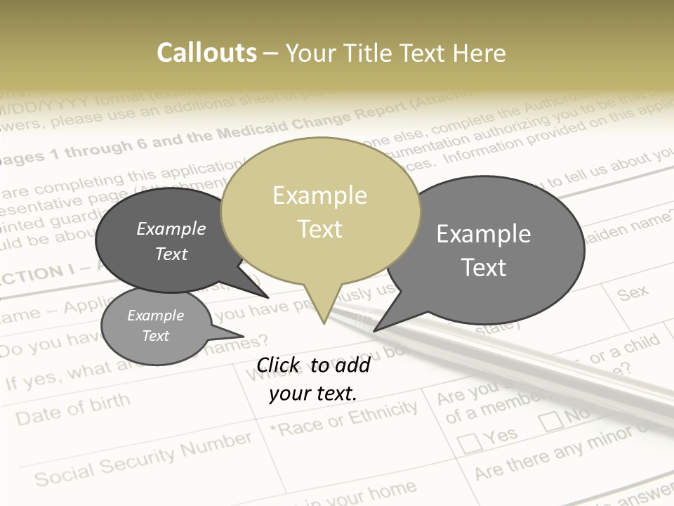 Female Background Holding Hands PowerPoint Template