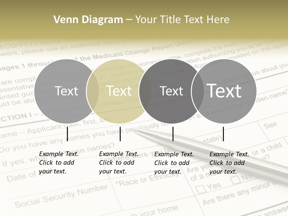 Female Background Holding Hands PowerPoint Template
