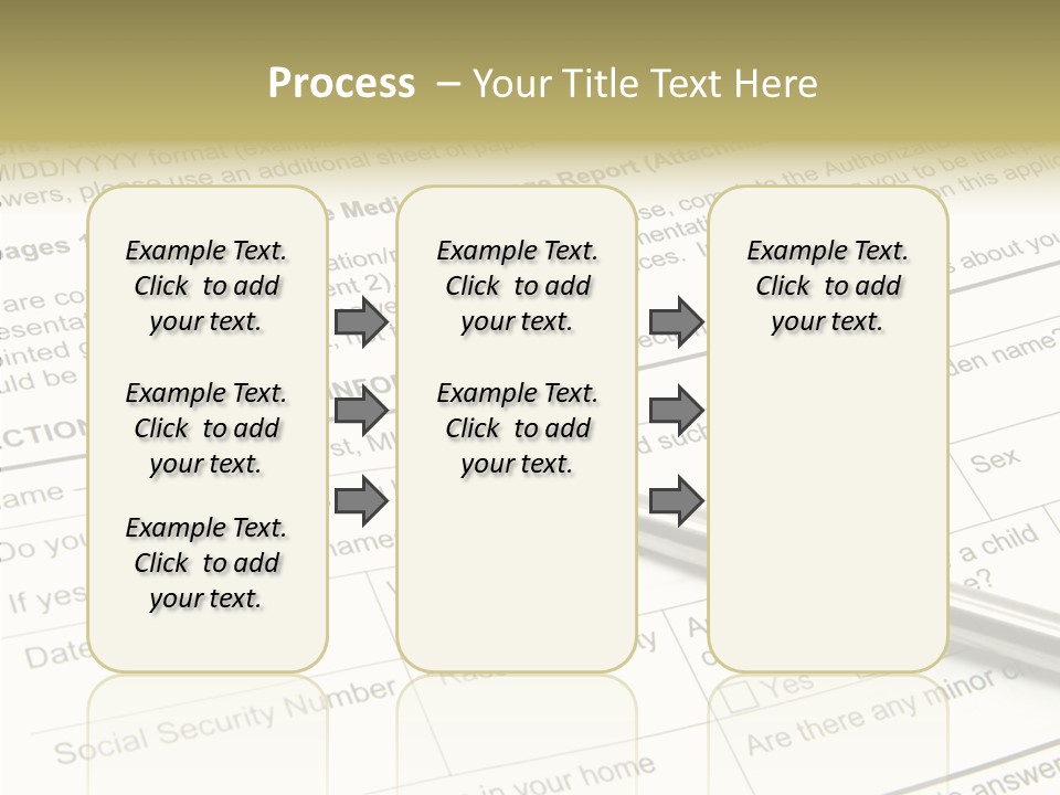 Female Background Holding Hands PowerPoint Template