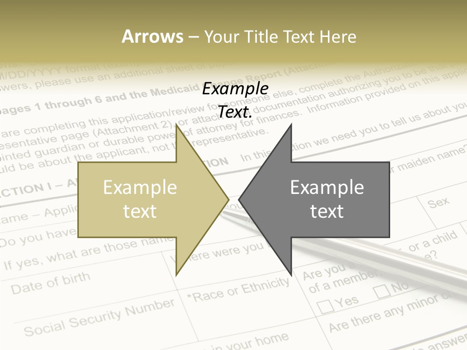 Female Background Holding Hands PowerPoint Template