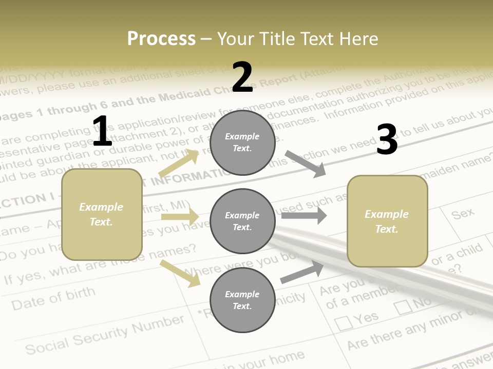 Female Background Holding Hands PowerPoint Template