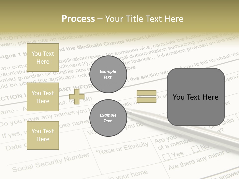 Female Background Holding Hands PowerPoint Template