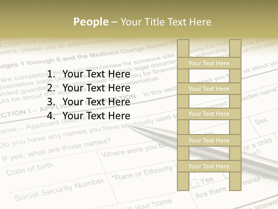 Female Background Holding Hands PowerPoint Template
