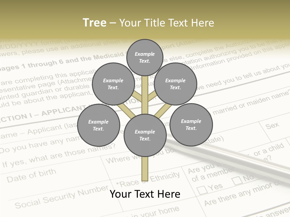 Female Background Holding Hands PowerPoint Template