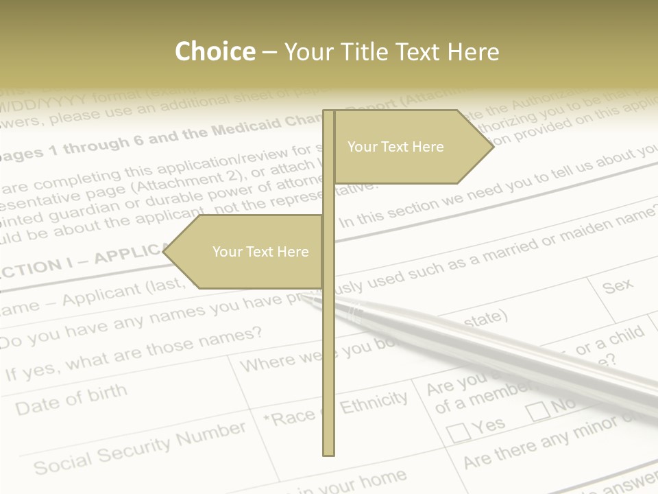 Female Background Holding Hands PowerPoint Template