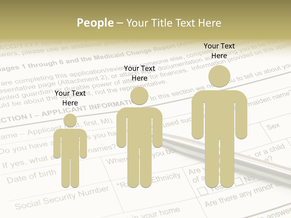 Female Background Holding Hands PowerPoint Template