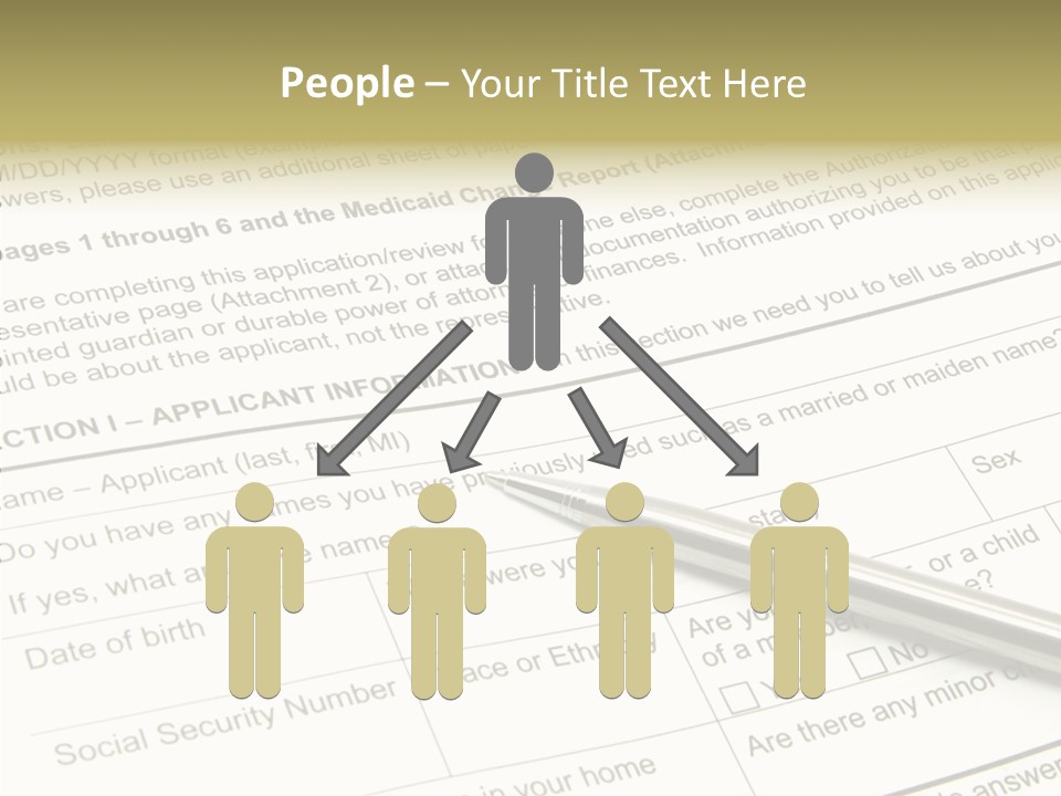 Female Background Holding Hands PowerPoint Template