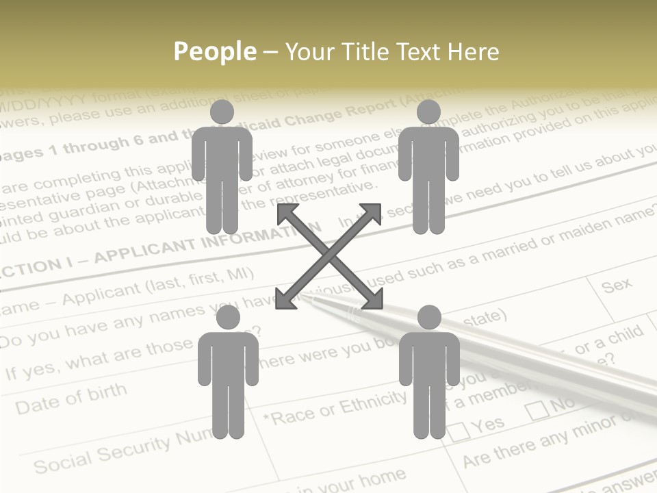 Female Background Holding Hands PowerPoint Template