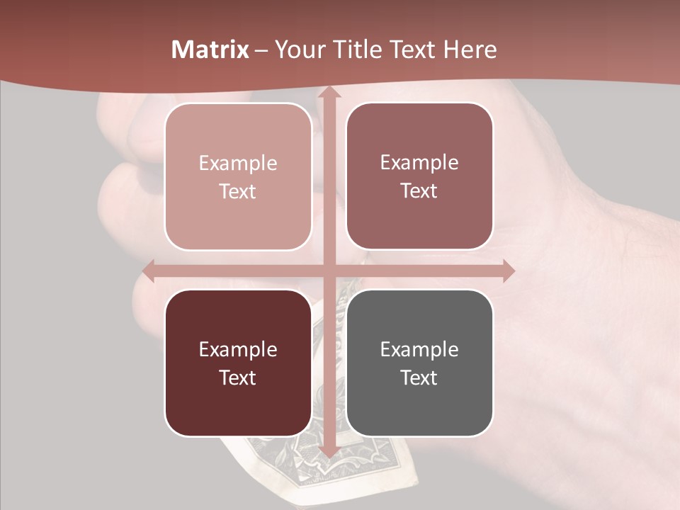 Touching Human Holding Hands PowerPoint Template
