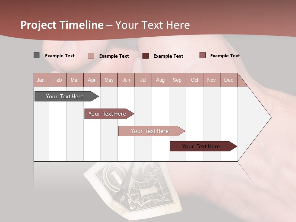 Touching Human Holding Hands PowerPoint Template